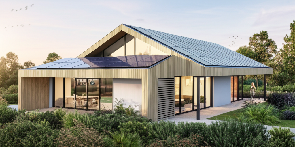 Commercial building with solar installation